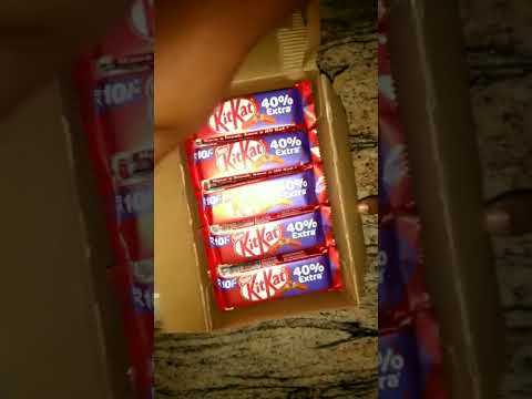Unboxing 10 rupees kit kat box