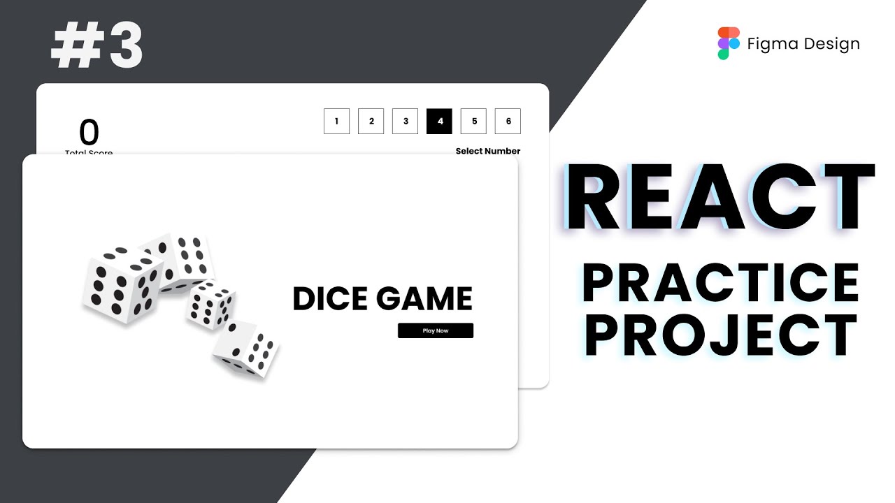 Project 3 - Dice Game | 10 React Projects for Beginners