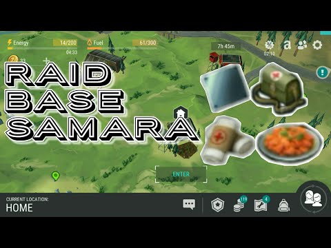 RAID BASE " SAMARA ". I used a box to block the zombies and did SUICIDE TRICK.