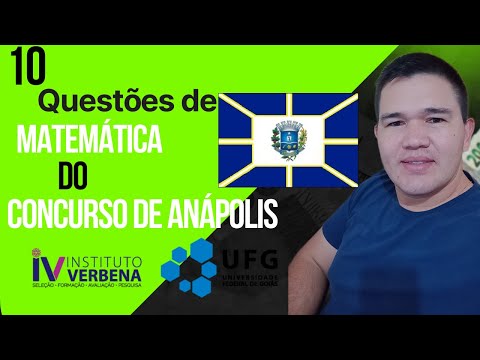 🚨CAIU NA PROVA! RESOLUÇÃO COMPLETA das QUESTÕES de MATEMÁTICA da BANCA VERBENA💥|CONCURSO ANÁPOLIS