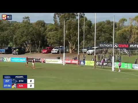 Rd 12 SANFL Snapshot - South's Damon Freitag with an instinctive snap
