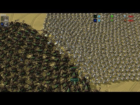 1000 ZEALOTS vs 800 QUEENS - StarCraft 2 MASSIVE Battle