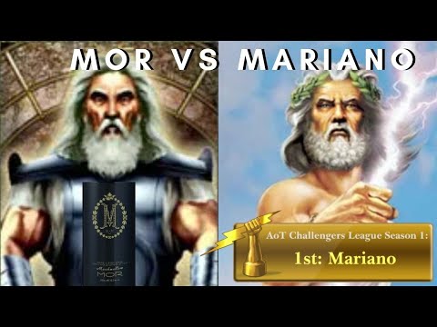 Mor (Oranos) vs Mariano (Zeus) - Age of Mythology: The Titans (Game 1)