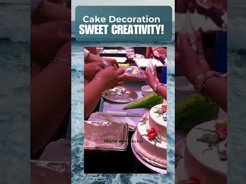 Thumbnail for Cake decoration aboard the cruise ship – sweet creativity at sea! #cruise #cruisegoals #cruisevibes