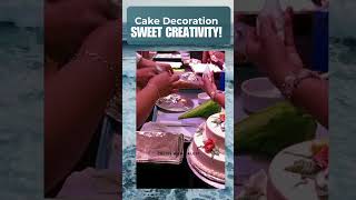 Cake decoration aboard the cruise ship โ sweet creativity at sea! #cruise #cruisegoals #cruisevibes