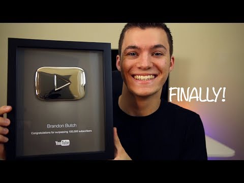 Silver YouTube PLAY BUTTON Unboxing + Reaction! Video