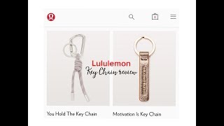 Review: Lululemon key chains