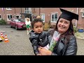 Nicole is bevallen van een dochter en toch geslaagd voor haar MBO-diploma