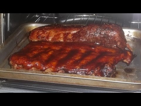 Easy Pork Baby Back Ribs Recipe-Cooked in the Toaster...