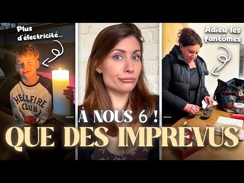 Panne de courant, une sorcière à la maison et des tas d’imprévus ! 