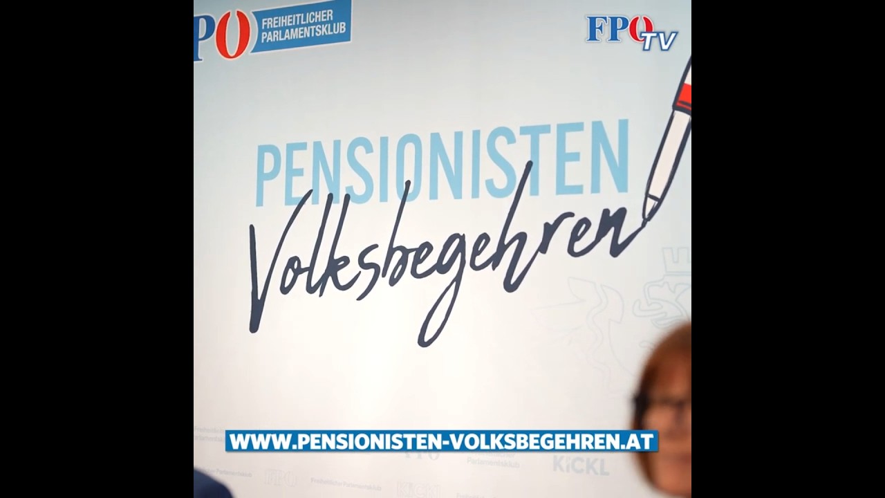 Wir drücken die STOPP-TASTE! 🛑Schluss mit der Pensionisten-Abzocke: Unterschreibe das Volksbegehren!