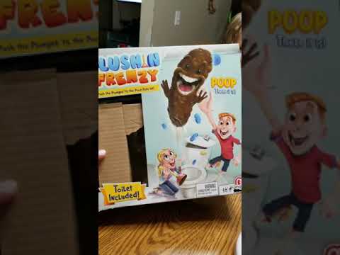 Board games with kids: Flushin Frenzy from Mattel games!
