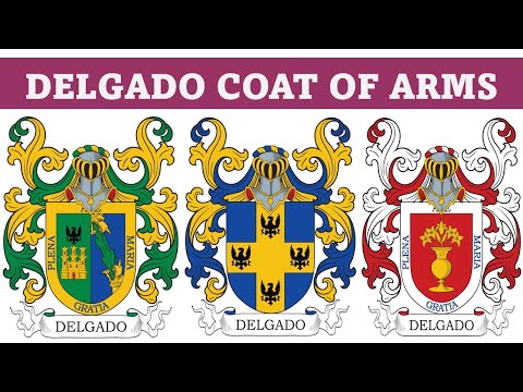Delgado Coat of Arms & Family Crest - Symbols, Bearers, History