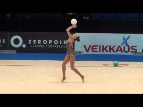 Viktoria Mazur UKR ball Espoo World Cup 2016
