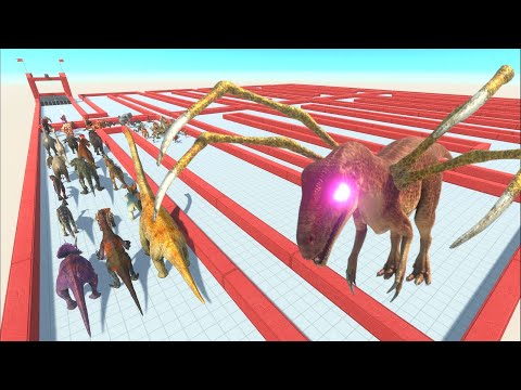 ESCAPE FROM ALIEN ALLOSAURUS - Animal Revolt Battle Simulator