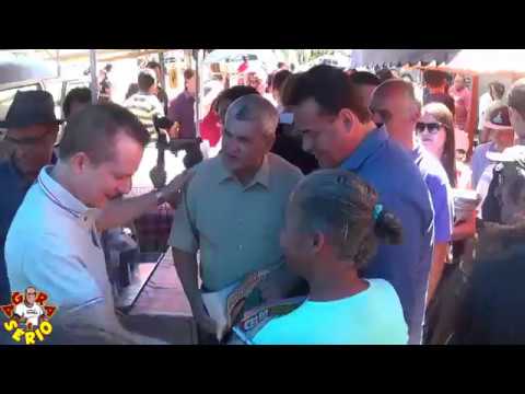 Jorge Wilson o Xerife do Consumidor e Celso Russomano em Juquitiba Caminhada na feira de Juquitiba