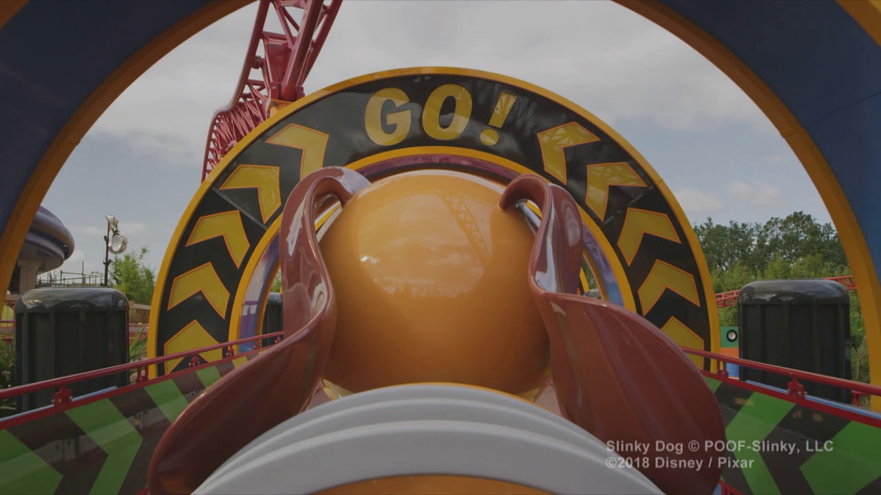 Slinky Dog Dash POV pre-opening