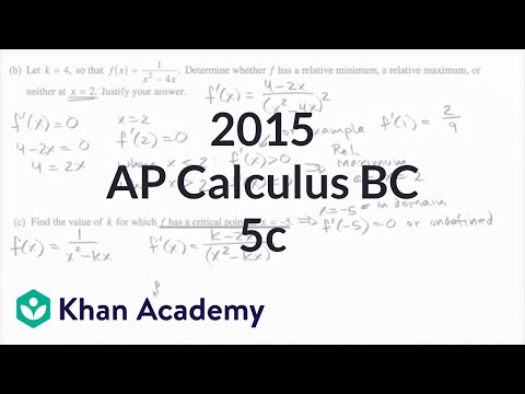 Calculus 2c-4, Examples of Maximum and Minimum