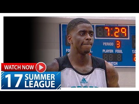 Dwayne Bacon Full Highlights vs Pacers (2017.07.02) Summer League - 8 Pts, 4 Reb