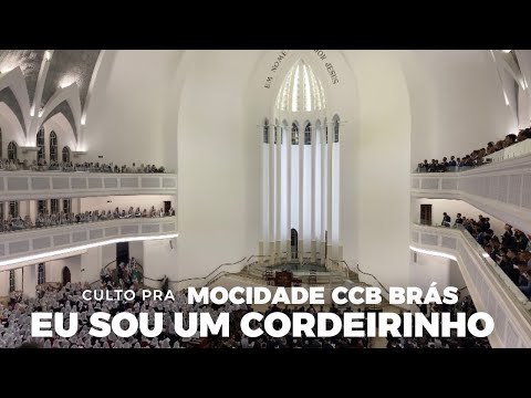 CULTO PRA MOCIDADE CCB BRÁS 07/05/2022 | HINO CCB 441 - EU SOU UM CORDEIRINHO (Ir. Nenê da vila ré)