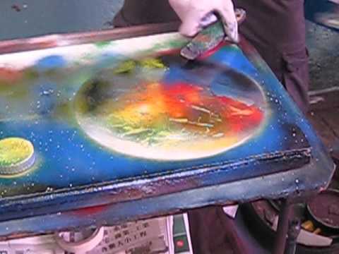 Times Square Spray Paint Artist 8 24 12