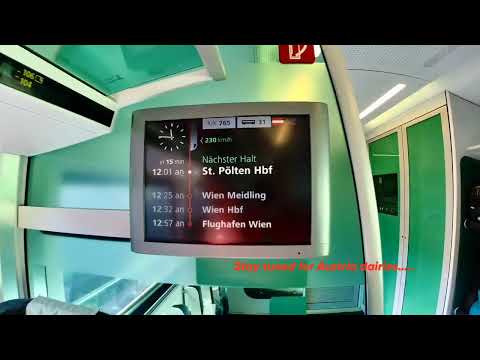 230km￼/h High Speed train Austria #shorts