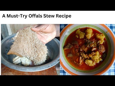 How to make a flavorful Offals stew/Ugandan recipe