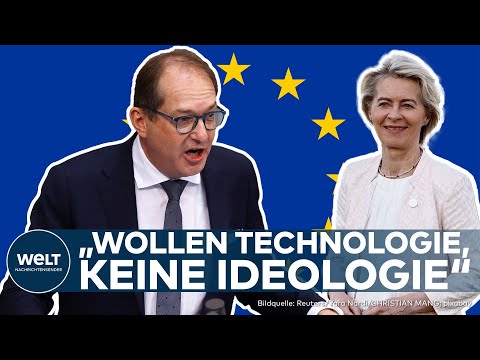 EUROPÄISCHE UNION: "Verbrenner-Aus muss kippen" Dobrindts scharfe Kritik an Ursula von der Leyen