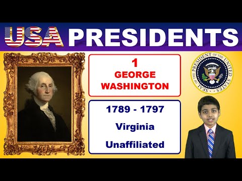 List of U.S.A. Presidents | Washington to Biden | 1789 – 2021