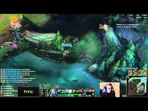 Bjergsen duo Svenskeren - Fizz vs Ziggs Mid - League of Legends