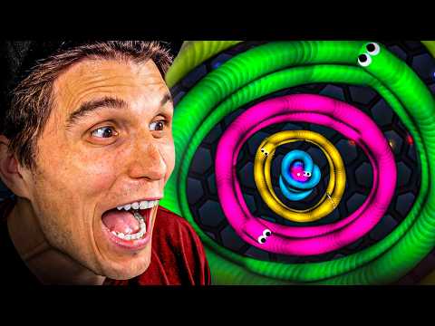 Ich baue ein 3 faches SCHLANGEN-GEFÄNGNIS in Slither.IO