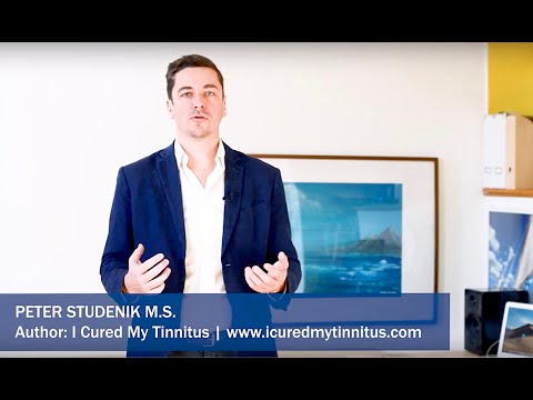 Peter Studenik - author of the #1 Best selling book - I cured my Tinnitus