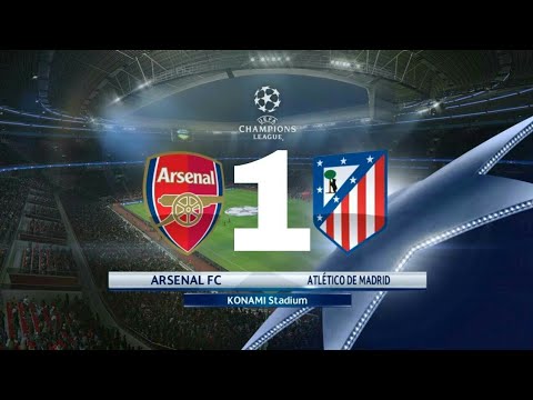 Arsenal vs Atletico Madrid Uefa EL Live! part 1