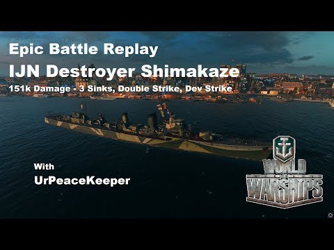 Epic Battle Replay with IJN Destroyer Shimakaze