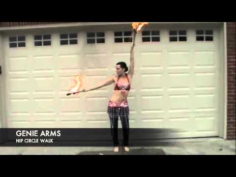 Belly Dance; Basic Fire Fans