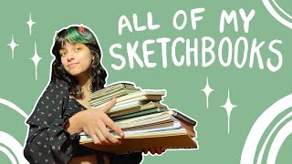 SKETCHBOOK TOUR of ALL my Sketchbooks! (4th-12th grade)