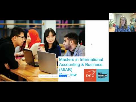 MSc in International Accounting and Business - Postgraduate Information Week