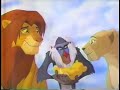 The Lion King VHS Commercial 1995