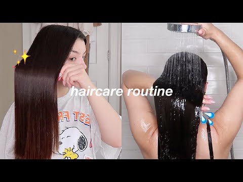 My Haircare Routine Throughout The Week For Long &...