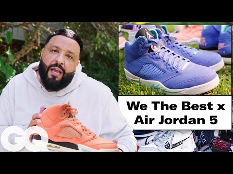 DJ Khaled Shows Off His Sneaker Collection & New "We The Best" x Air Jordan 5 | GQ