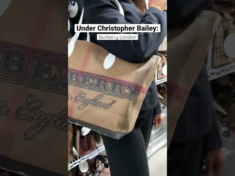 Iconic Burberry logos under Riccardo Tisci & Christopher Bailey