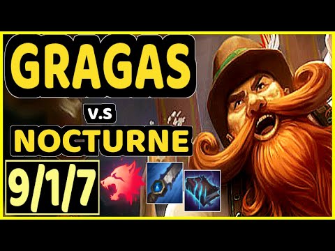 4LAN (GRAGAS) vs NOCTURNE - 9/1/7 KDA JUNGLE GAMEPLAY - BR Ranked DIAMOND
