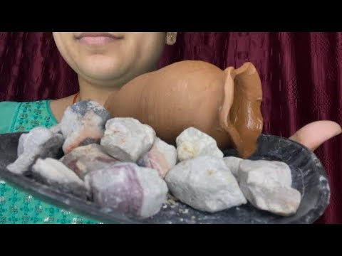New video wet clay pot eating, nakumat eating crunch swallow hina entertainment vlogs