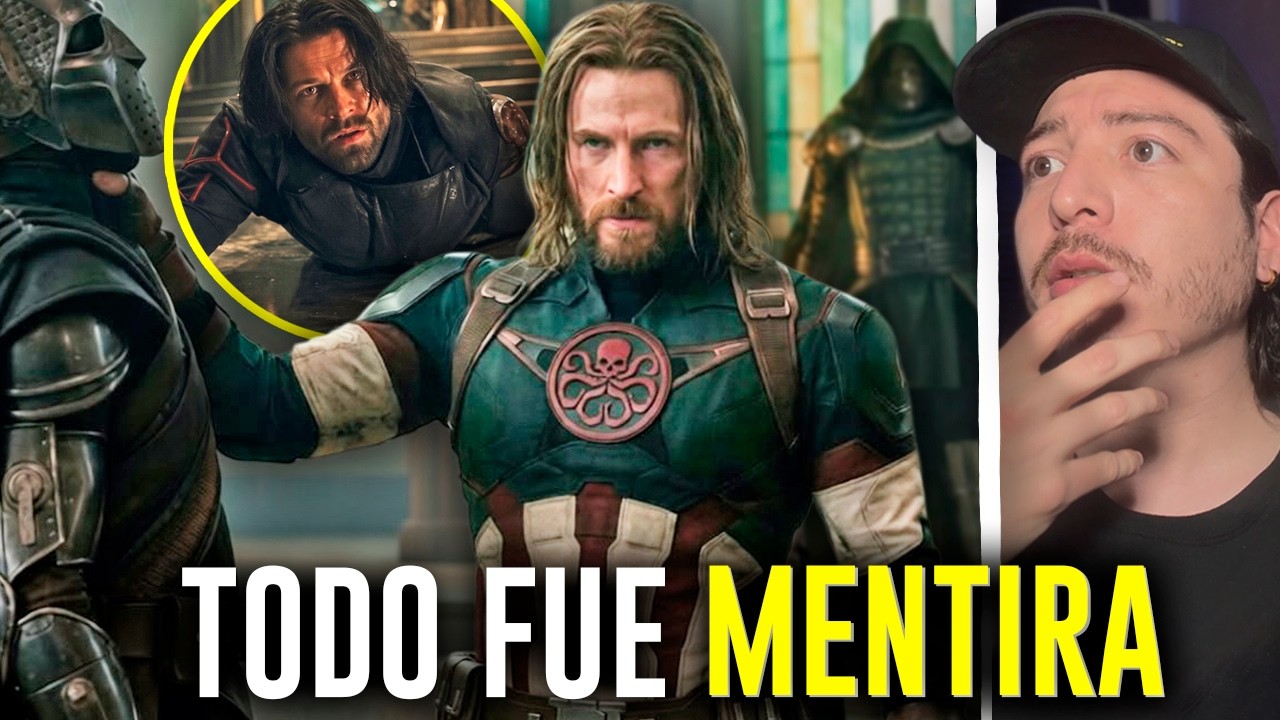 Steve Rogers en realidad es Capitán Hydra y Bucky no lo puede creer... Avengers Doomsday filtración