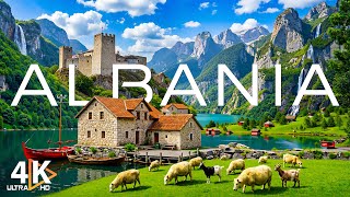 Spring ALBANIA 4K 🇦🇱 Relaxing Music with Stunning Coastlines, Majestic Mountains and Ancient Ruins