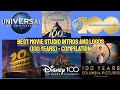 Best Movie Studio Intros And Logos 100 Years Compilation