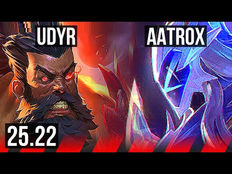UDYR vs AATROX (TOP) | 800+ games, Dominating | EUW Master | 25.22