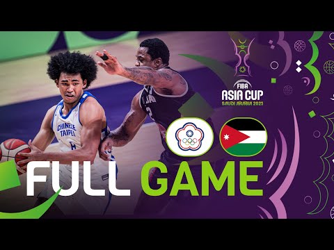 Qualif. To Quarter-Finals | Chinese Taipei v Jordan | Full Basketball Game | FIBA Asia Cup 2025