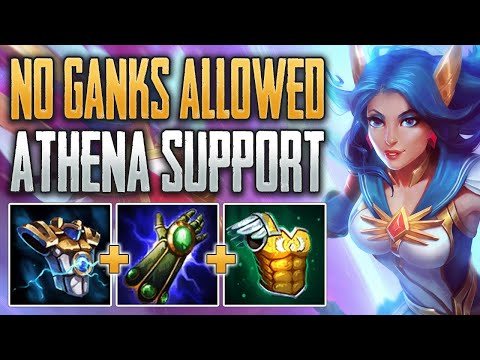 BACK TO SUPPORT! Athena Support Gameplay (SMITE Conquest)