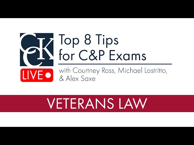 Top 8 Tips for C&P Exams